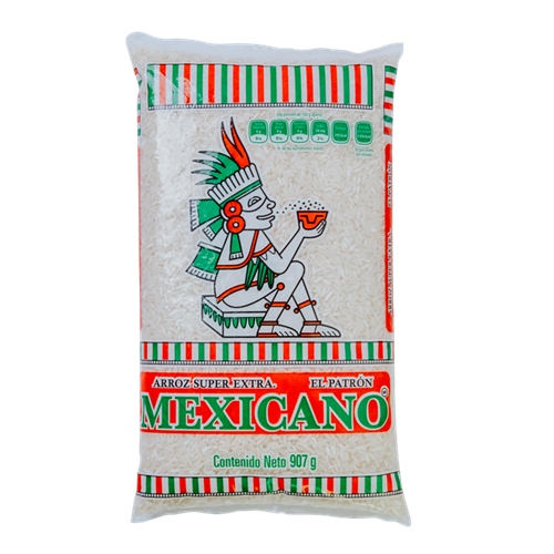 Arroz Super Extra El Patrón Mexicano 907 g